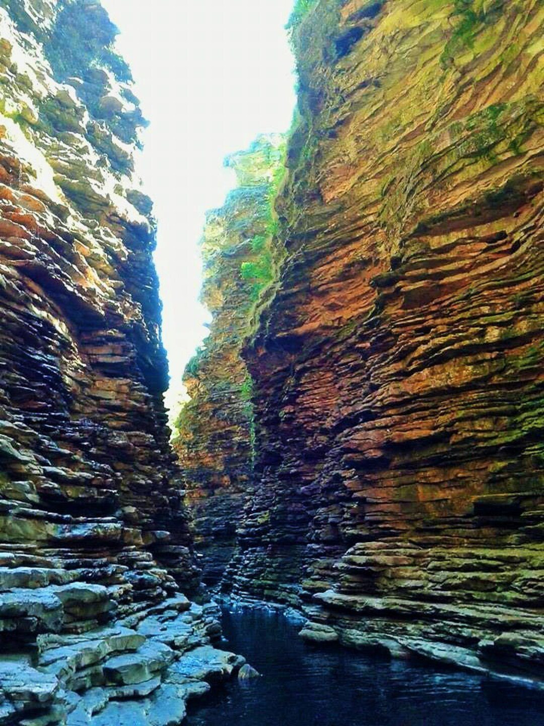 Cânion do Rio Espalhado, Bahia: Localizado no município de Ibicoara, na Chapada Diamantina, Bahia, o Cânion do Rio Espalhado é um verdadeiro paraíso natural que atrai aventureiros e amantes da natureza de todo o mundo.