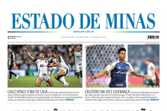 Confira a capa do Estado de Minas do dia 2/06/2025