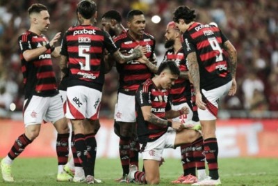 O Flamengo atropelou o Fortaleza por 5 a 0 na noite deste domingo (01), no Maracanã. Veja como o J10 avaliou o desempenho dos jogadores. -  (crédito: Foto: Gilvan de Souza/Flamengo)