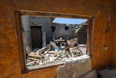 Governo de Israel vem realizando ações e ataques nos territórios da Faixa de Gaza, Líbano e Cisjordânia -  (crédito: Eyad BABA / AFP)