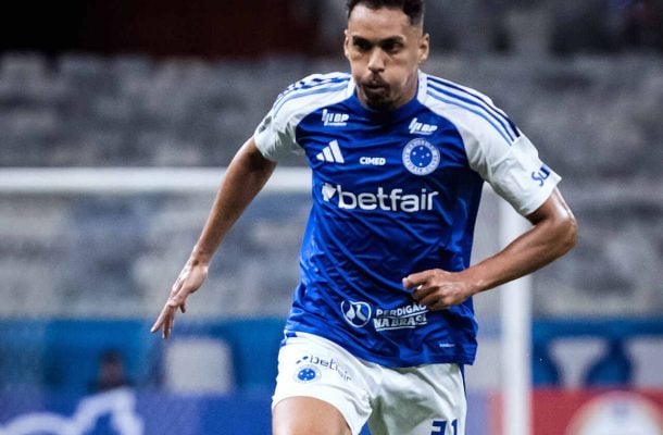 EDUARDO - Entrou na vaga de Wanderson, mas teve performance inferior ao titular. As duas oportunidades que teve terminaram com más soluções NOTA 5,5. Foto: Gustavo Aleixo/Cruzeiro