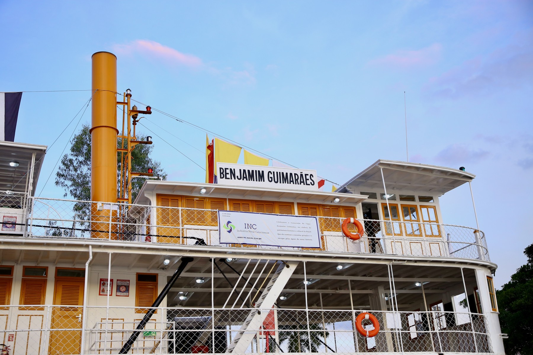 Reinauguração do vapor Benjamim Guimarães, em Pirapora -Tauan Alencar/MME
