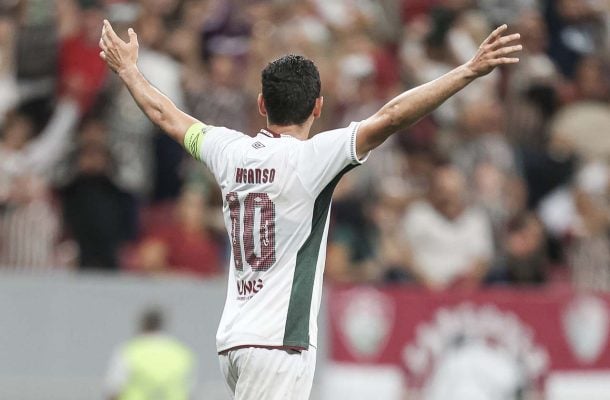 GANSO - Entrou no fim e nem teve muito tempo para ser efetivo. SEM NOTA. Foto: Marcelo Gonçalves/Fluminense
