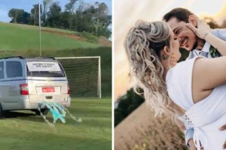Noiva que foi a velórios para conquistar marido vai de rabecão a casamento