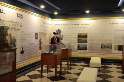 'Memorial Primórdios', da PM de Minas (foto), e 'Memorial dos Salesianos', dois novos equipamentos culturais que iluminam a história da segurança pública e de parte do ensino mineiro   -  (crédito: GUSTAVO WERNECK/EM/D.A PRESS)