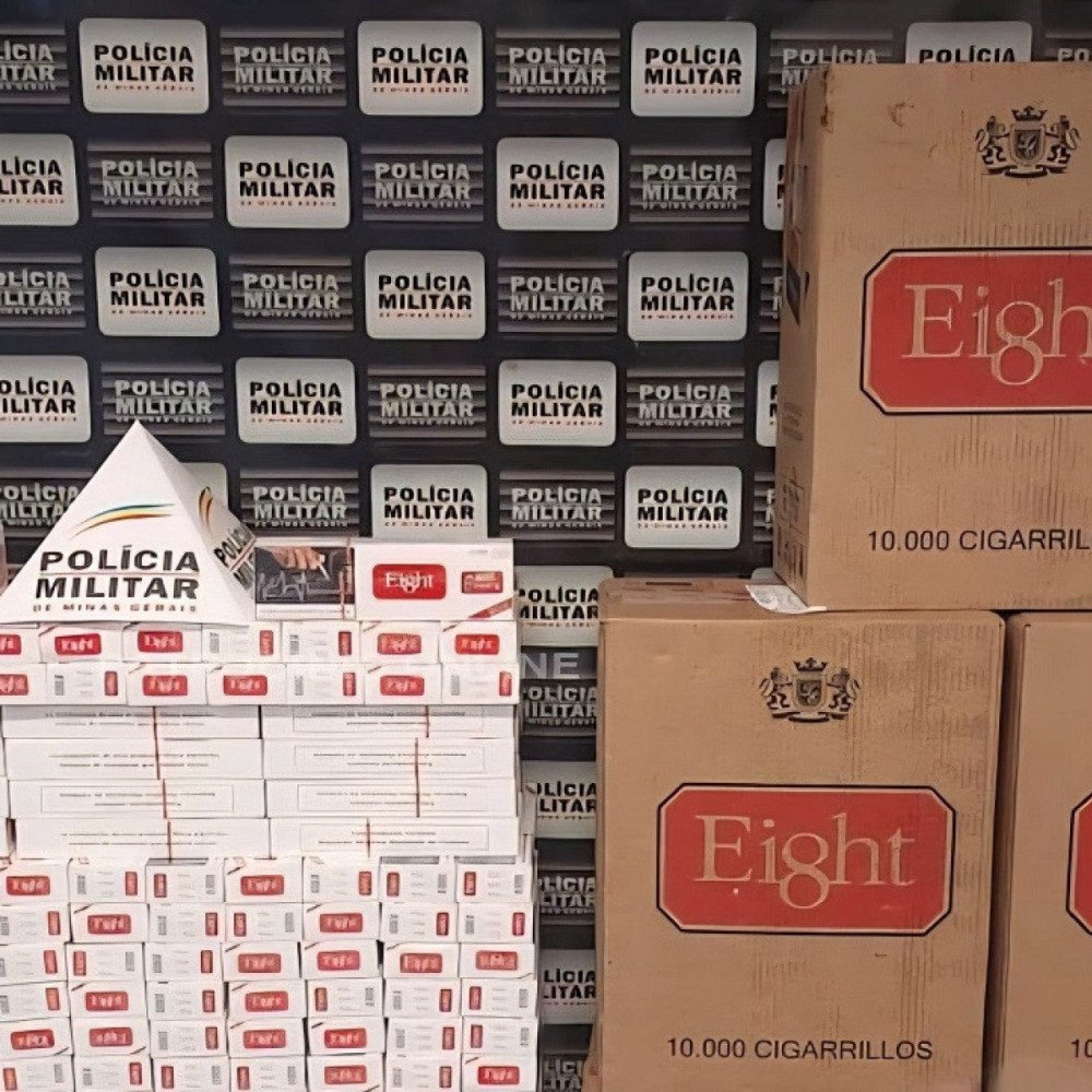 Pm apreende 100 mil cigarros contrabandeados em patrocínio