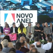 Ministros ocupam palanque em BH e reforçam presença do governo em Minas - Leandro Couri/EM/D.A Press