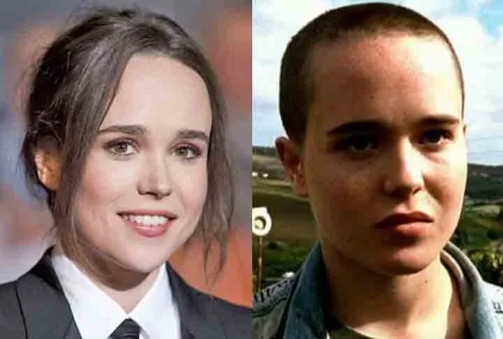Ellen Page- Antes de todas as mudanças que viveu em sua vida pessoal (pois tornaria-se Elliot Page, assumindo ser transgênero), Ellen raspou a cabeça para viver um adolescente que se junta a uma gangue de fugitivos no filme "Boca a Boca"(2005).