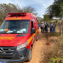 MG: idosa é resgatada em área de mata depois de passar a noite perdida - Divulgação/CBMMG