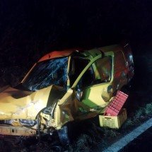 Motorista morre em acidente entre dois carros na BR-267, em Minas - DivulgaÃ§Ã£o/CBMMG