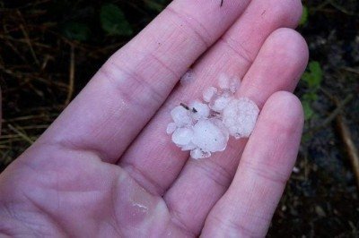 No Brasil, por exemplo, estados como Minas Gerais, São Paulo, Paraná, Santa Catarina e Rio Grande do Sul registram episódios frequentes de chuva de granizo. -  (crédito: Wikimedia Commons/	Rubbish computer)