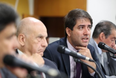 Fábio Baccheretti durante prestação de contas na Assembleia Legislativa -  (crédito: Luiz Santana/ALMG)