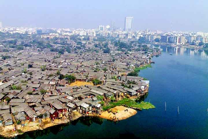 Dhaka, Bangladesh — População: 23 milhões | Densidade: Cerca de 45 mil pessoas por km².
