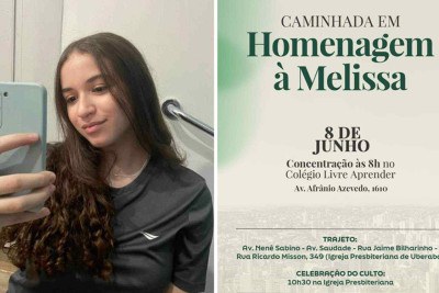 Neste domingo, será realizada uma caminhada em homenagem à adolescente assassinada -  (crédito: Redes Sociais/Divulgação)