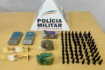 O aumento do tráfico de drogas no interior vem preocupando as autoridades policiais -  (crédito: PMMG)