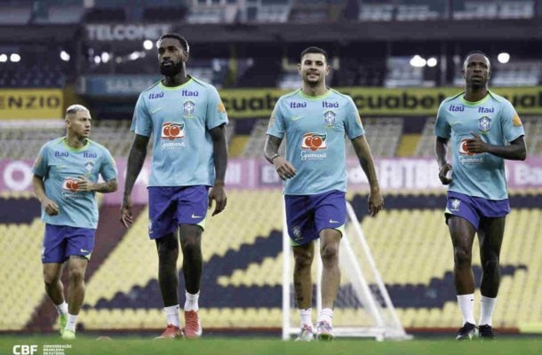 Brasil define numeração para esta Data-Fifa. Vini Jr será o 10