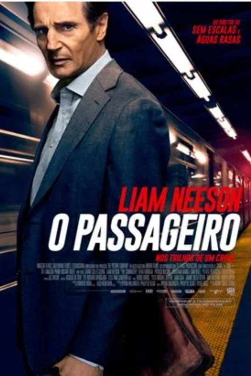 "O Passageiro", lançado em 2018, é um filme de suspense britânico-francês-norte-americano de 2018, dirigido por Jaume Collet-Serra.-Divulgacao