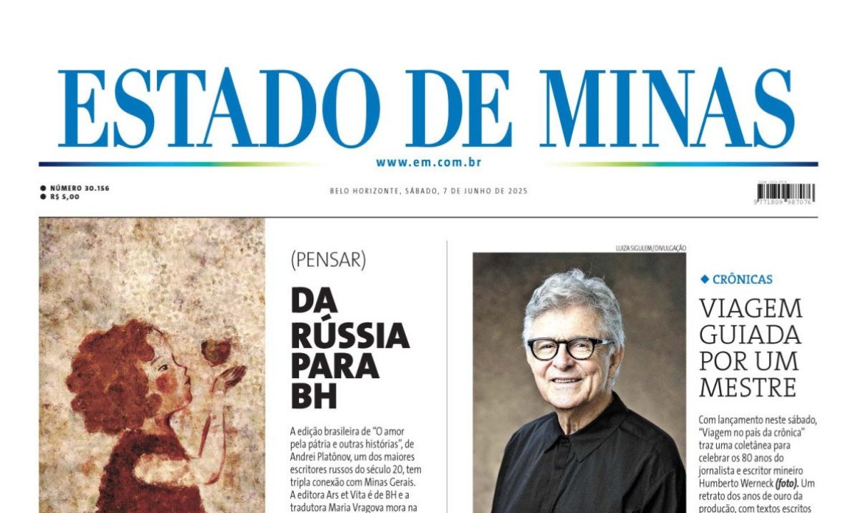 Confira a capa do Estado de Minas do dia 07/06/2025 -  (crédito: Estado de Minas)