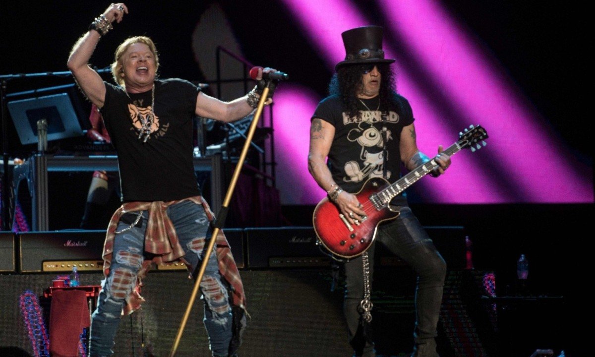 O &uacute;ltimo show banda de rock no Brasil foi em 2022 -  (crédito: Alejandro Melendez / AFP)