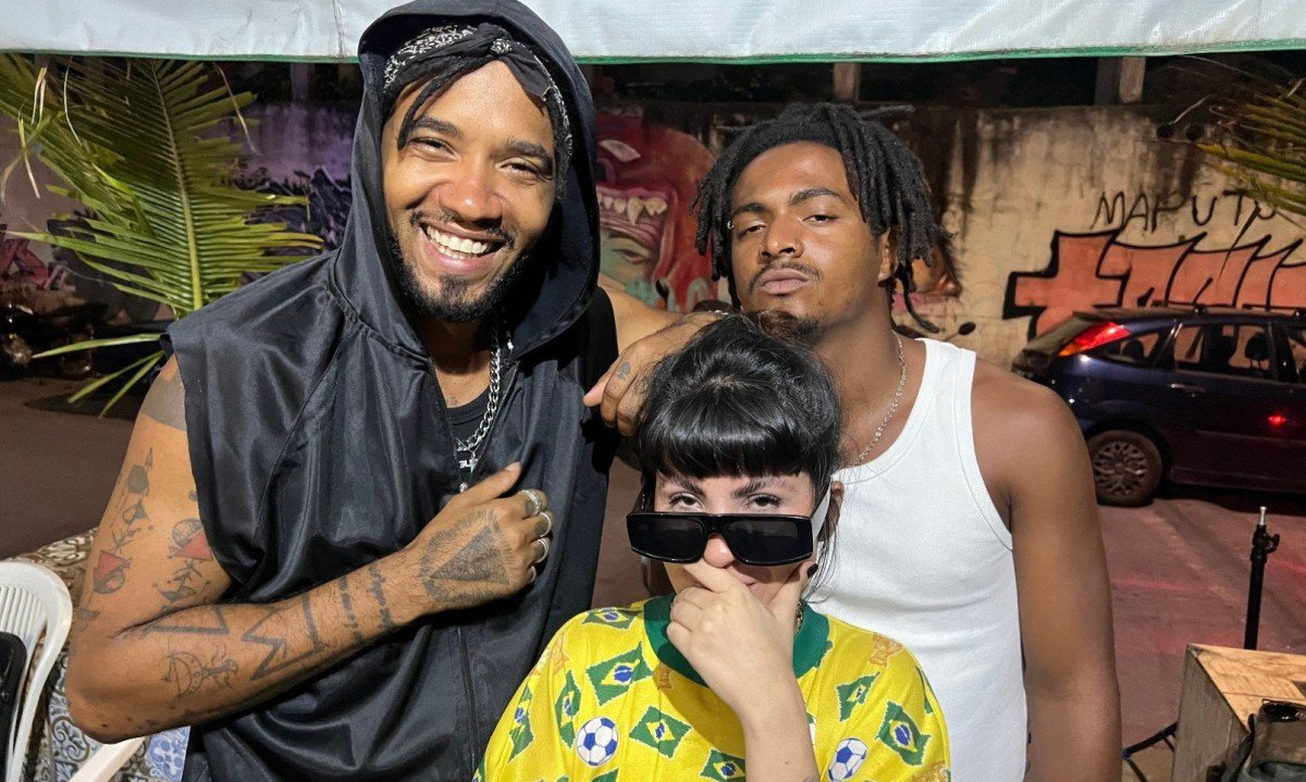 Renegado, Mariana Cavanellas e Vinijoe misturam samba, trap e rap  -  (crédito: Reprodução)