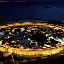 Anel contra sol, chuva e vento: Japão abriga a maior estrutura de madeira do mundo - Reprodução/Expo25