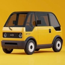 Minicarro elétrico que custa menos de R$ 40 mil vira febre no Japão e rivaliza com Toyota - Reprodução/Instagram @mibot_kg