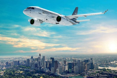 A rede de hotéis de luxo Five Hotels & Resorts, de Dubai, nos Emirados Árabes Unidos, adquiriu recentemente da Airbus o jato A220-100 ACJ em configuração VIP   - 