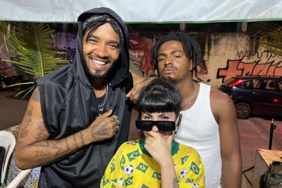 Renegado, Mariana Cavanellas e Vinijoe misturam samba, trap e rap  -  (crédito: Reprodução)