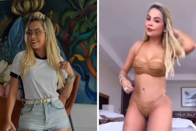 Prefeita que dançou de biquíni no Instagram rebate machismo -  (crédito: Reprodução / Instagram)