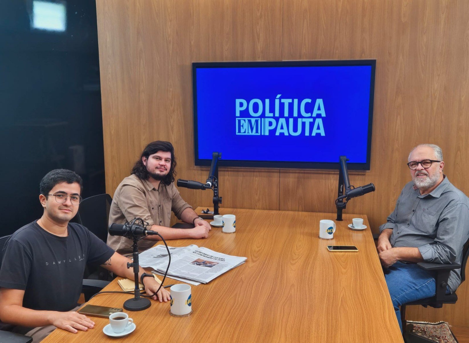 Podcast contou com a participação especial do colunista Orion Teixeira -  (crédito: Jair Amaral/EM/D.A Press)