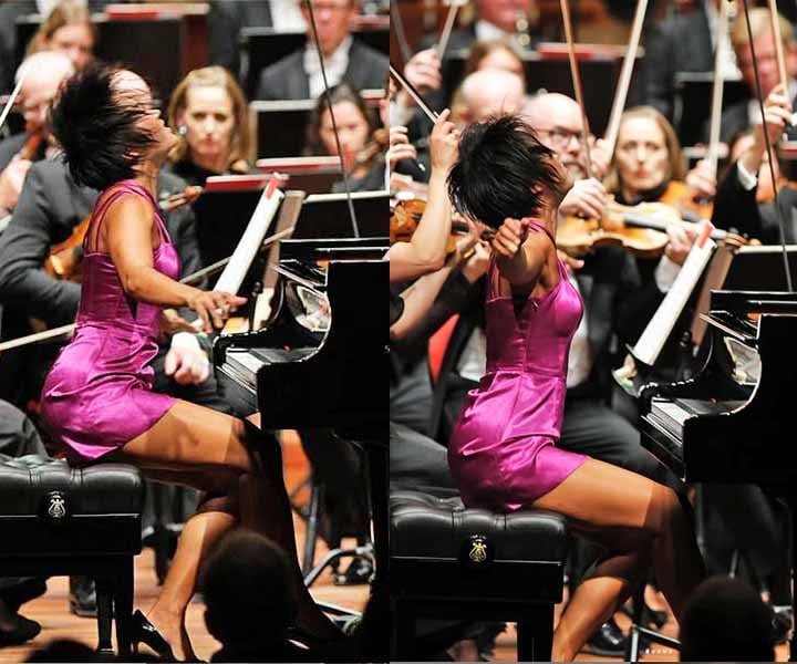 As interpretações iniciam uma sequência de concertos da chinesa na América do Sul - na sequência ela irá passar por Buenos Aires, Montevidéu e Lima. 

