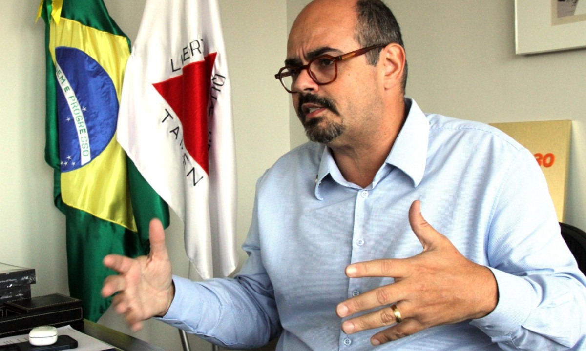 Vice-governador refor&ccedil;ou pedido para que Assembleia vote os projetos do Propag -  (crédito: Jair Amaral/EM/D.A press)