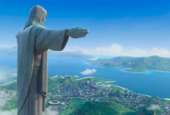 "Rio" (2011) - Embora seja um filme de animação, "Rio" mostra o Cristo Redentor em várias cenas, destacando a vida vibrante da cidade e seus marcos famosos.
