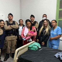 Militares salvam a vida de recém-nascida em Minas; veja o que aconteceu - PMMG/Divulgação
