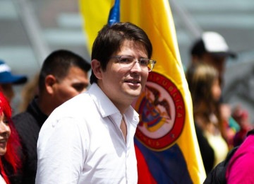Pré-candidato à presidência da Colômbia Miguel Uribe Turbay sofreu atentado  -  (crédito: BBC)
