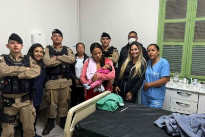 A mãe acionou a polícia assim que a filha parou de respirar -  (crédito: PMMG/Divulgação)