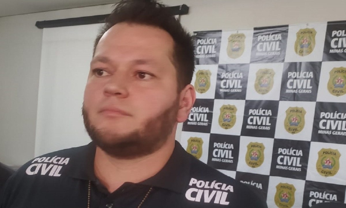 O Delegado Rafael Faria acredita que possam haver mais empresas vítimas de advogado -  (crédito: Ivan Drummond/EM/D. A. Press)
