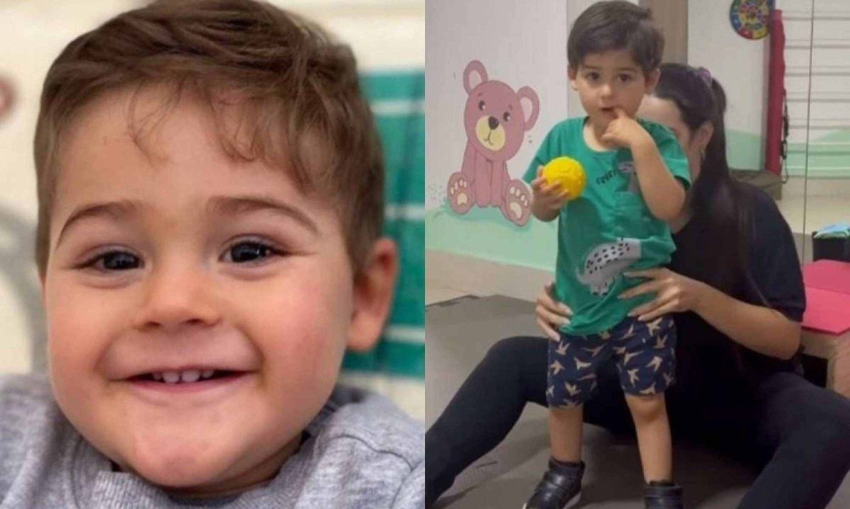 Dudu, como &eacute; carinhosamente chamado, recebeu o diagn&oacute;stico de SPG50 aos 18 meses -  (crédito: Reprodu&ccedil;&atilde;o / Instagram)