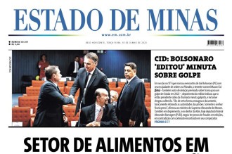 Confira a capa do Estado de Minas do dia 10/06/2025