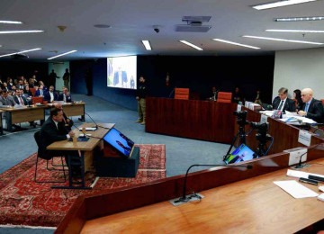 O tenente-coronel Mauro Cid, ex-ajudante de ordens de Bolsonaro, prestou depoimento durante mais de quatro horas no STF -  (crédito: TON MOLINA/STFl)