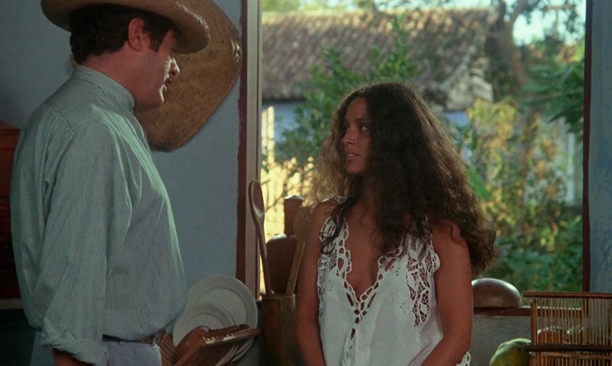 Oito anos depois, ela voltou a interpretar a personagem na versÃ£o cinematogrÃ¡fica, â??Gabriela Cravo e Canelaâ?, com direÃ§Ã£o de Bruno Barreto. No filme de 1983, ela contracena com o famoso ator italiano Marcello Mastroianni. 
