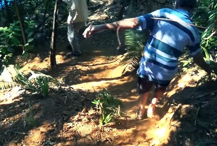 A chegada à lagoa é relativamente fácil, com uma trilha curta (cerca de 100 metros), porém íngreme e escorregadia, o que exige cautela.