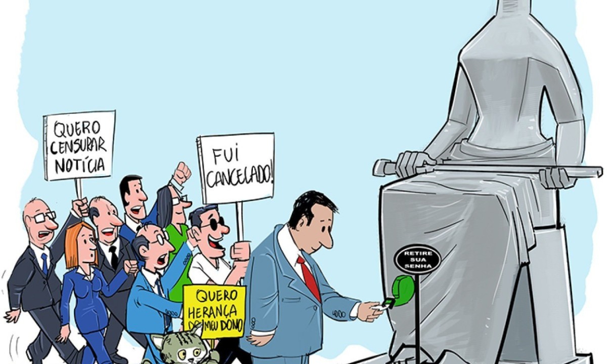 Charge por @izanio_charges - (crédito: @izanio_charges) Charge por @izanio_charges - (crédito: @izanio_charges)