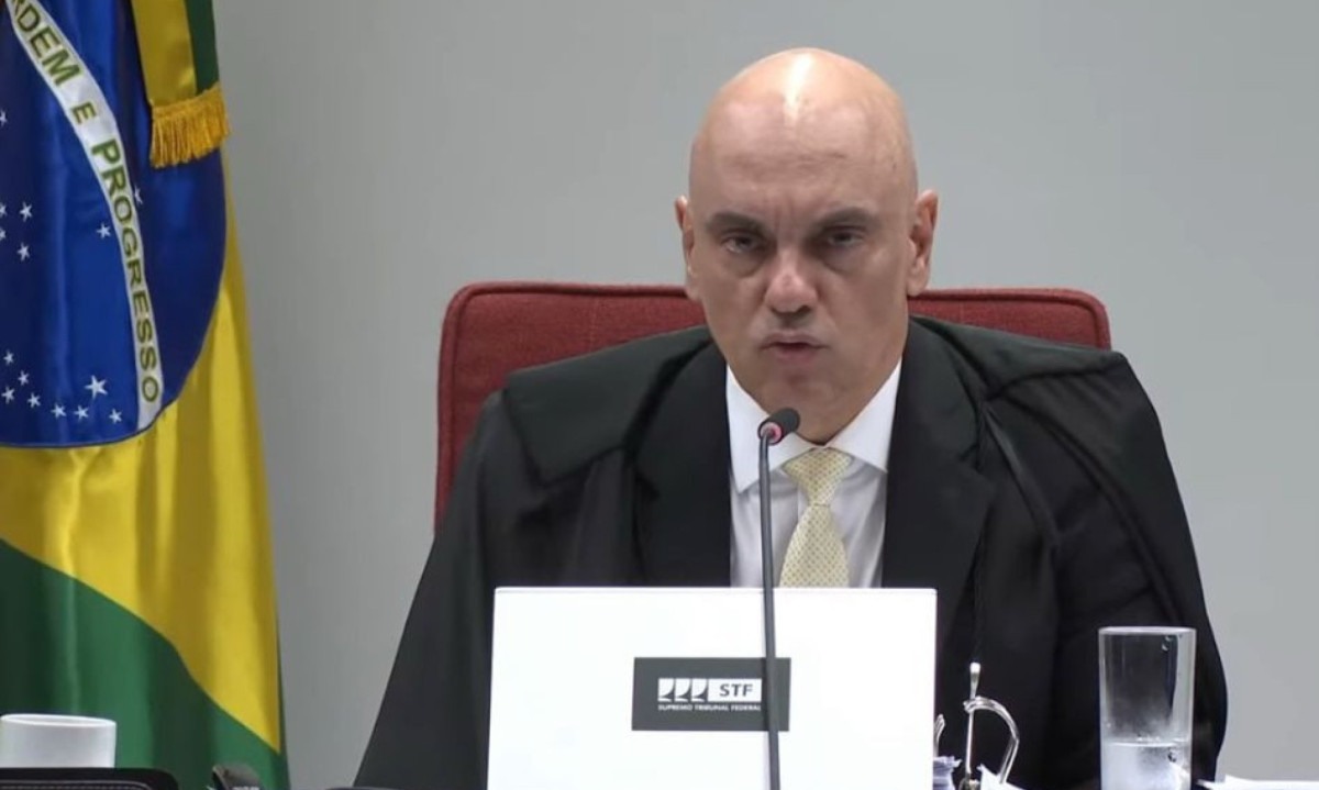 Ministro Alexandre de Moraes -  (crédito: TV JUSTIÇA/REPRODUÇÃO)