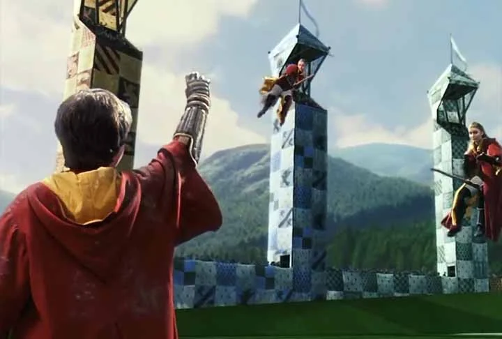 No quarto livro, "O CÃ¡lice de Fogo", Harry participa do Torneio Tribruxo e testemunha a captura do pomo de ouro por Viktor Krum, apanhador da equipe da BulgÃ¡ria, durante a Copa Mundial de Quadribol.