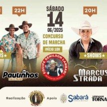 Festa do Criador promete animar Sabará com shows, concurso e muita diversão - Imagem: Prefeitura de Sabará/Divulgação