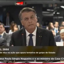 Bolsonaro em depoimento no STF: 'Ganhei antipatia enorme da imprensa' - TV JUSTI&Ccedil;A/REPRODU&Ccedil;&Atilde;O