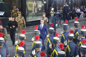 Zema ataca esquerda e fala em eleições de 2026 em solenidade da PMMG