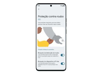 Ferramenta de bloqueio contra roubo está disponível em celulares Android -  (crédito: Google)