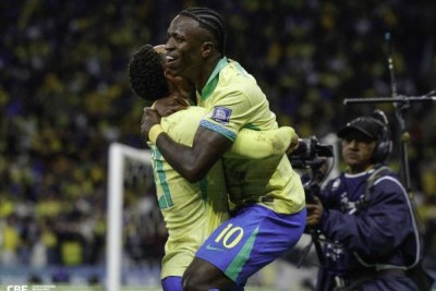O Brasil venceu por 1 a 0 o Paraguai na noite desta terça-feira (10), na Neo Química Arena, em São Paulo, pela 16ª rodada das Eliminatórias para a Copa de 2026. Veja como o Jogada10 avaliou o desempenho dos brasileiros. Foto: Rafael Ribeiro / CBF  -  (crédito: Rafael Ribeiro / CBF)